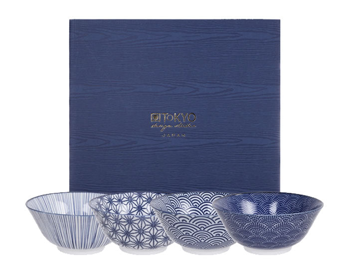 Set of Nippon Blue Bowls Tokyo Design Studio