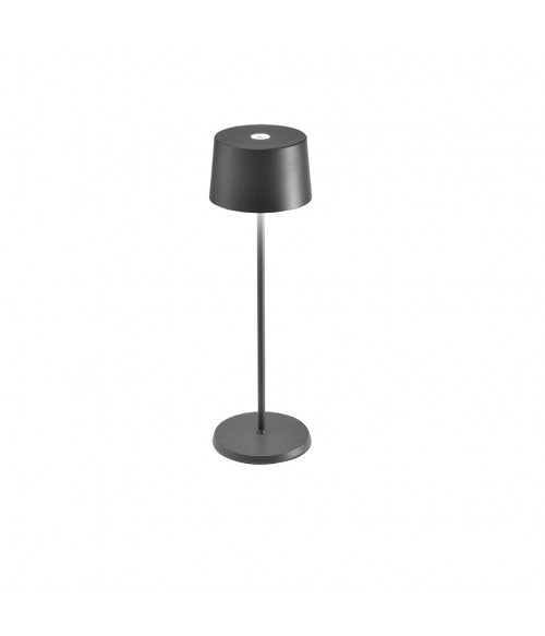 Olivia Pro Wireless Table Lamp Dark Grey