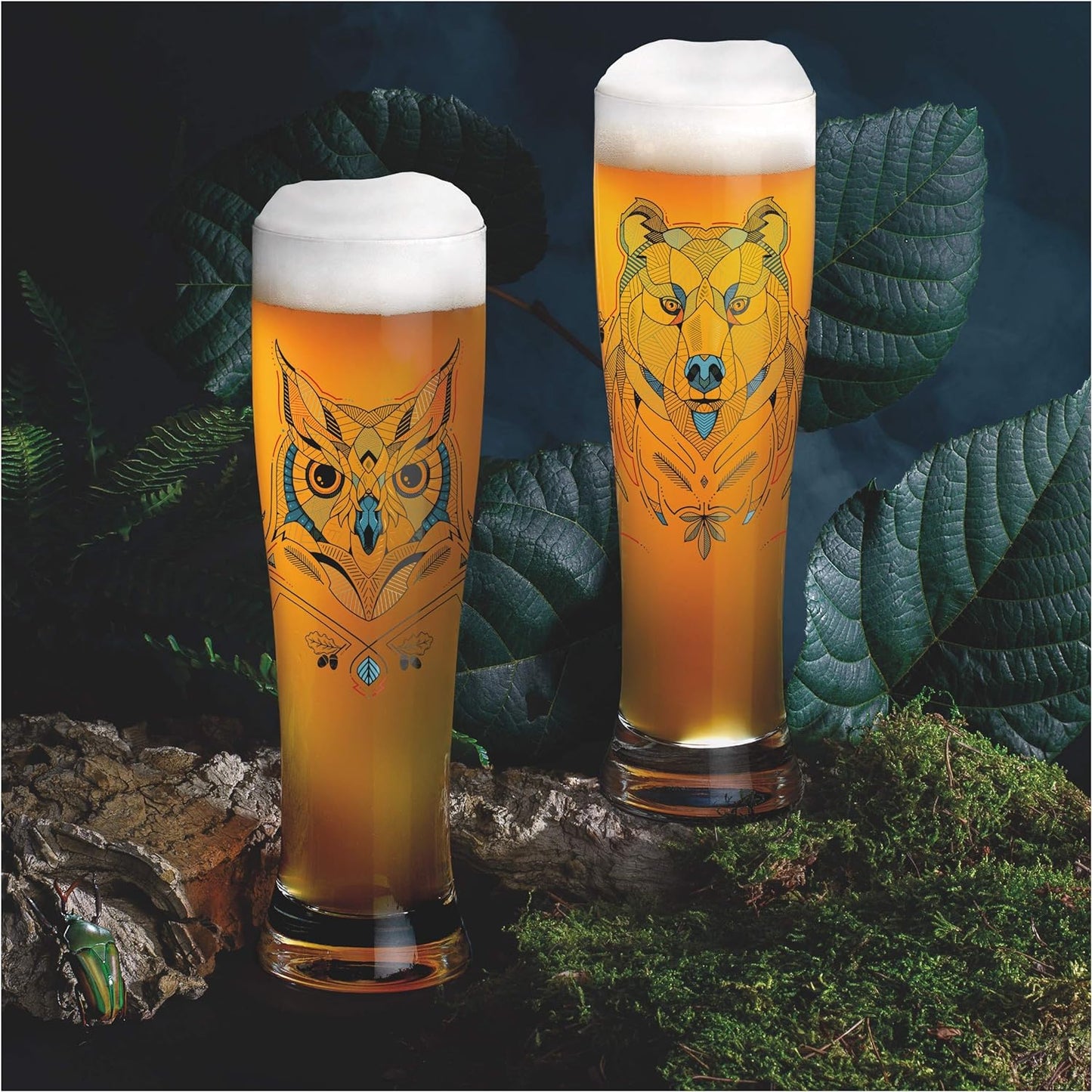 RITZENHOFF Set of 2 Wheat Beer Glasses, 500 ml