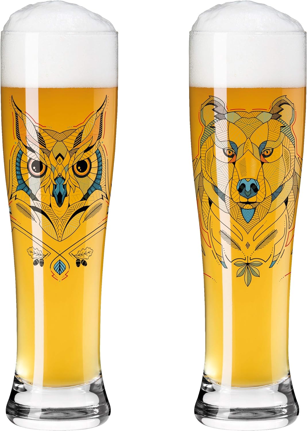 RITZENHOFF Set of 2 Wheat Beer Glasses, 500 ml