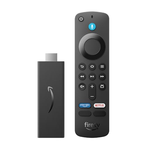 Amazon Fire TV Stick HD (Ultimo modello) | TV gratuita e in diretta, telecomando vocale Alexa, controlli per Casa Intelligente, streaming HD