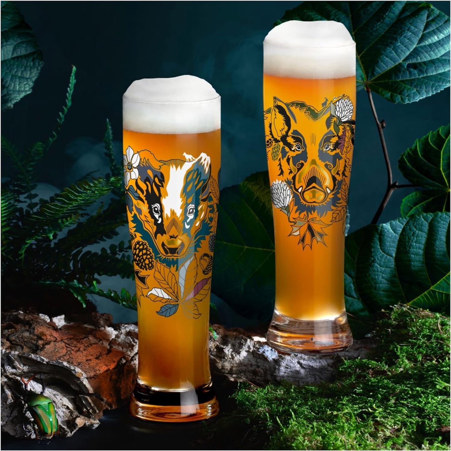 RITZENHOFF Set of 2 Wheat Beer Glasses, 500 ml