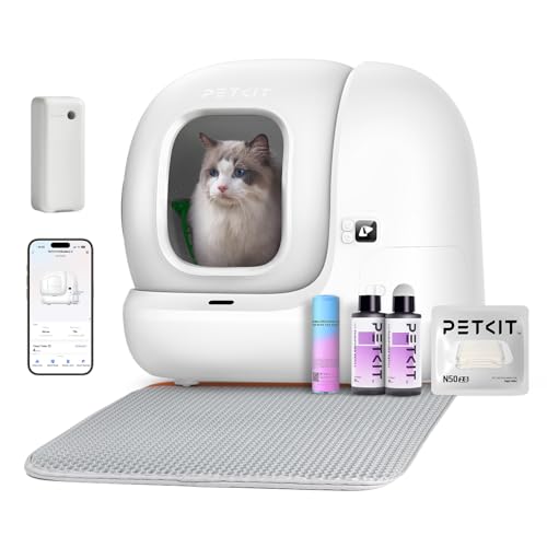 PETKIT Pura Max 2 Lettiera Gatto Autopulente, Lettiera Automatica per Gatti,XSecure,Antiodore,Capacità Massima 76L,Controllo APP per Più Gatti