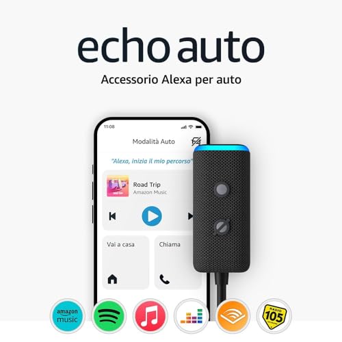 Echo Auto (Ultimo modello) | Porta Alexa in auto con te