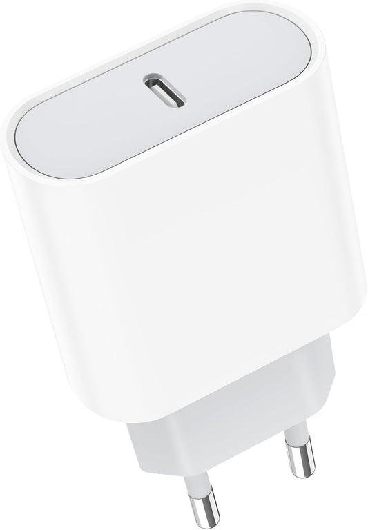 Presa USB C, 20W USBC Caricatore per iPhone 16/16 Pro/16 Pro Max/16 Plus/15/14/13/12/11/XS Max/X, AirPods, Caricabatterie Rapido Type C Carica Alimentatore Spain Ricarica Adattatore Muro Swiss Petrona