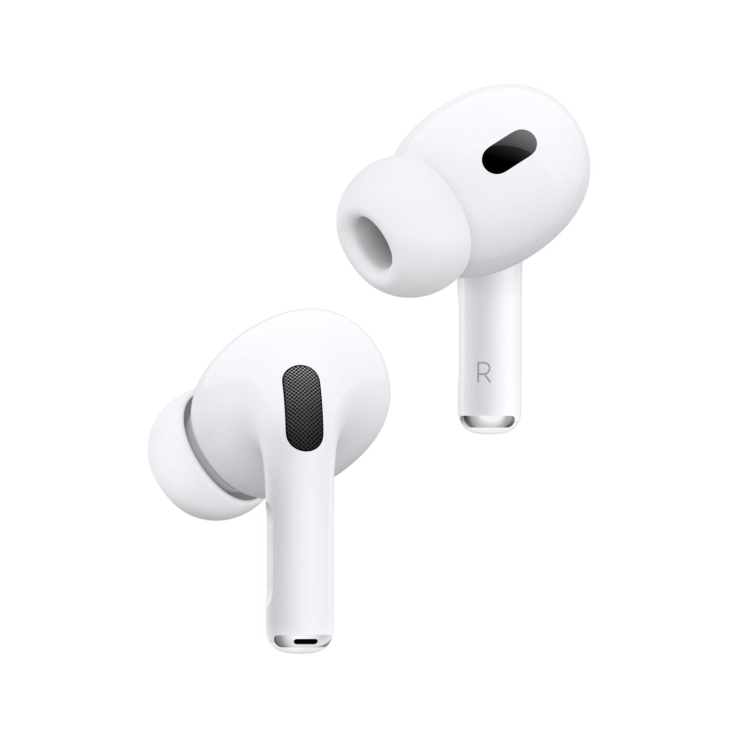 Apple AirPods Pro 2 Auricolari wireless, Auricolari Bluetooth, Cancellazione attiva del rumore, Funzione Apparecchio acustico, Trasparenza, Audio spaziale personalizzato, Alta fedeltà, Ricarica USB-C