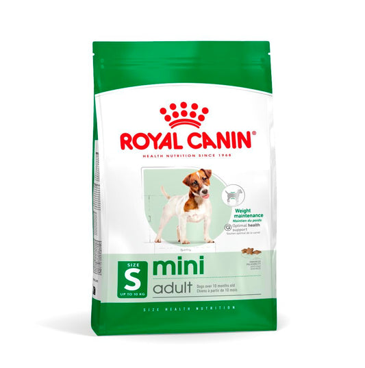 Royal Canin Mini Adult | 2 kg | Alimento completo per cani di piccola taglia | Acidi grassi omega-3 per pelle e pelo | Tenore energetico bilanciato e dimensione crocchette adattata