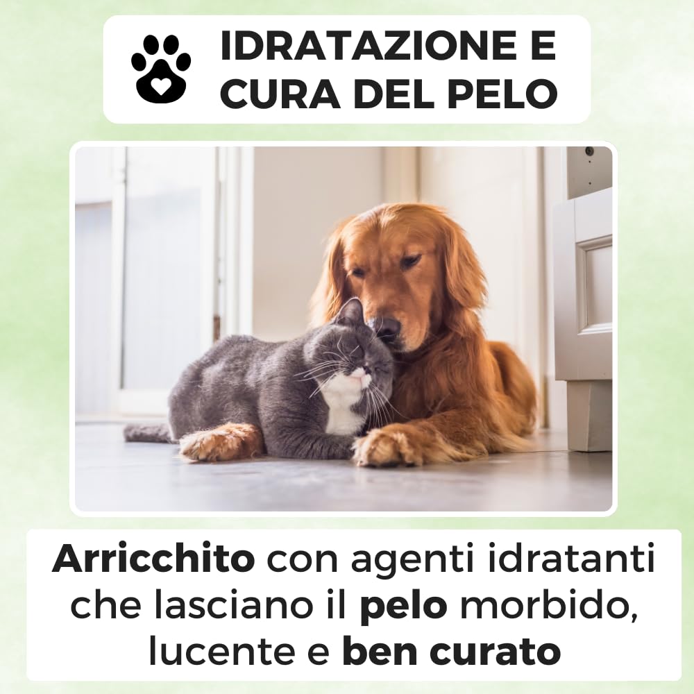 ARGAN ITALIA - Olio di Neem Biologico per Cani e Gatti (2x500ml) Composto da Ingredienti Sgraditi a Pulci, Zecche, Parassiti, 100% Naturale Sicuro per Cani Gatti di Qualsiasi Età Taglia, Made in Italy