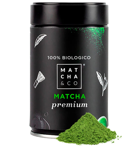 Tè Matcha Ceremoniale Premium 100% biologico di alta qualità, 80g. Tè verde biologico in polvere dal Giappone. Tè Matcha biologico di qualità cerimoniale.