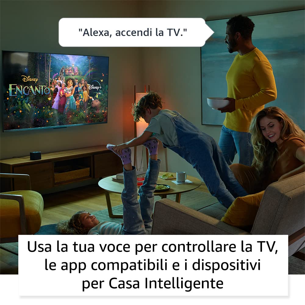 Amazon Fire TV Cube (Ultimo modello) | Lettore multimediale per lo streaming con controllo vocale tramite Alexa, Wi-Fi 6E e 4K Ultra HD