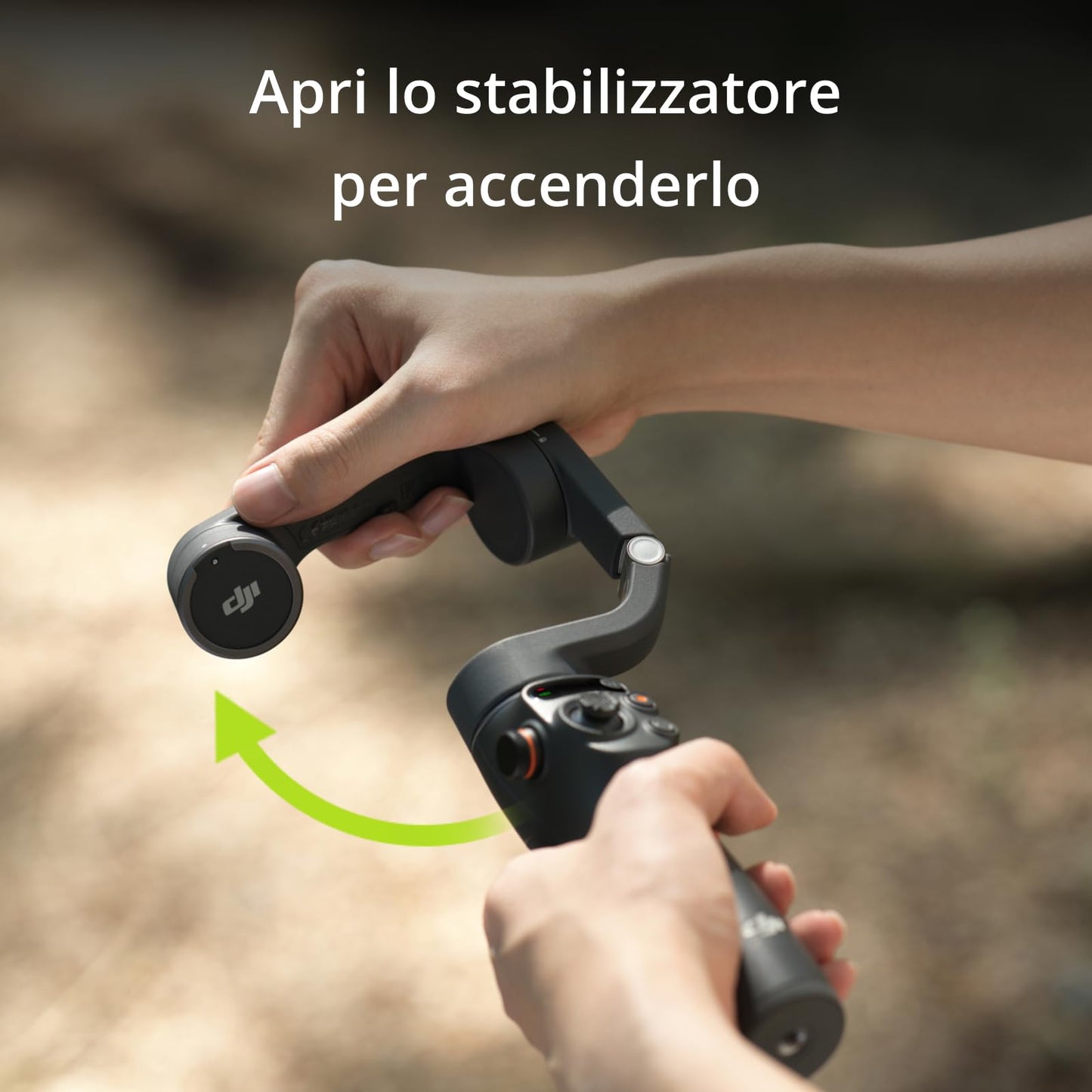 DJI Osmo Mobile 6, stabilizzatore per smartphone a 3 assi, manico telescopico integrato, tracciamento degli oggetti, portatile e pieghevole, stabilizzatore per vlog, YouTube TikTok, grigio ardesia