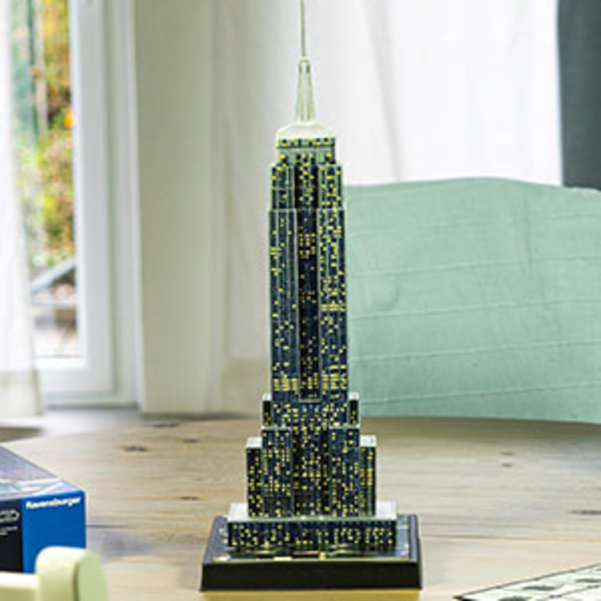 Ravensburger - 3D Puzzle Empire State Building Night Edition con Luce, New York, 216 Pezzi, 8+ Anni