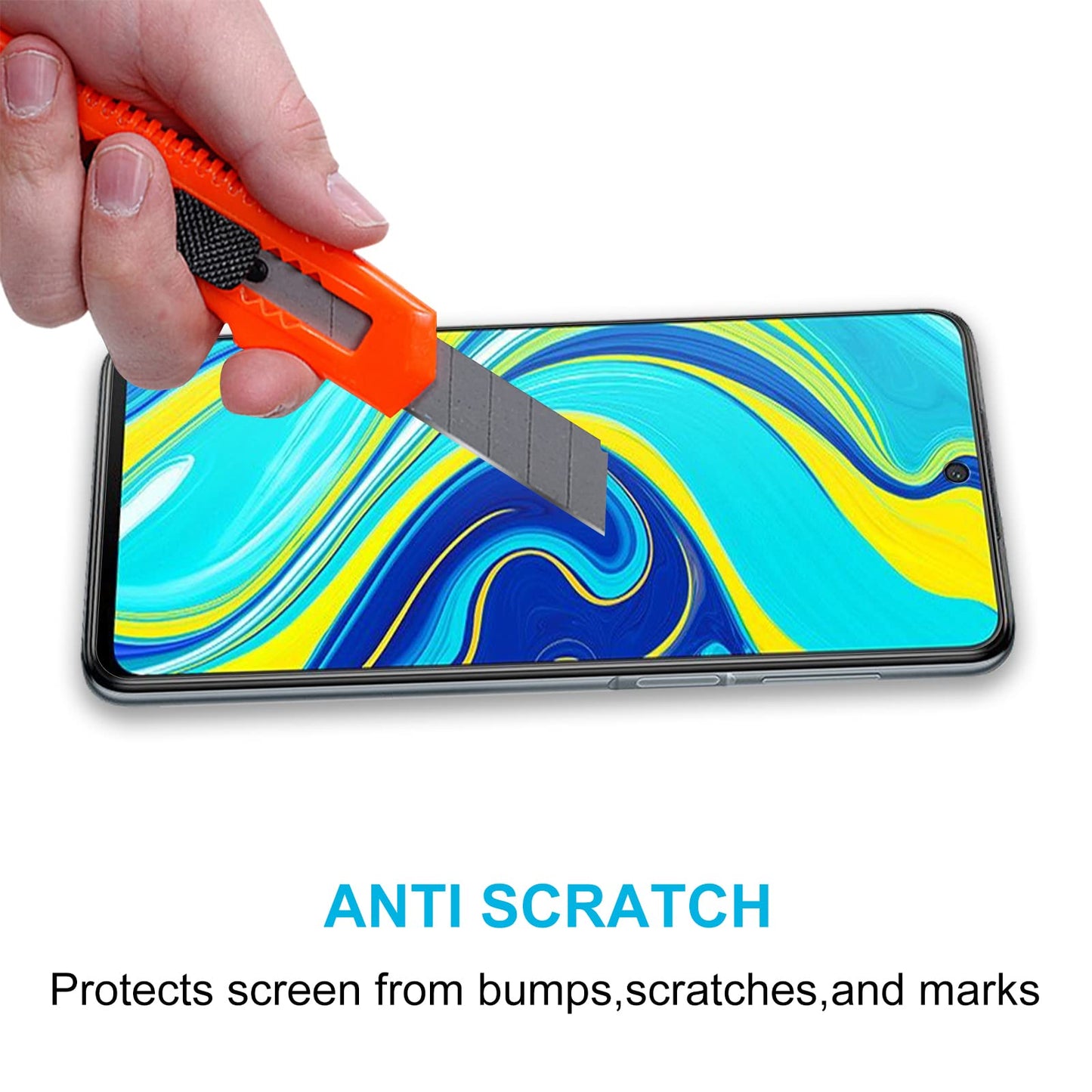 Didisky Custodia Cover per Xiaomi Redmi Note 9S, Note 9 Pro, Note 9 Pro Max+ 3 Pezzi Pellicola Protettiva in Vetro Temperato, Resistente ai GraffiSilicone AntiurtoTrasparente TPU Protezione Cover