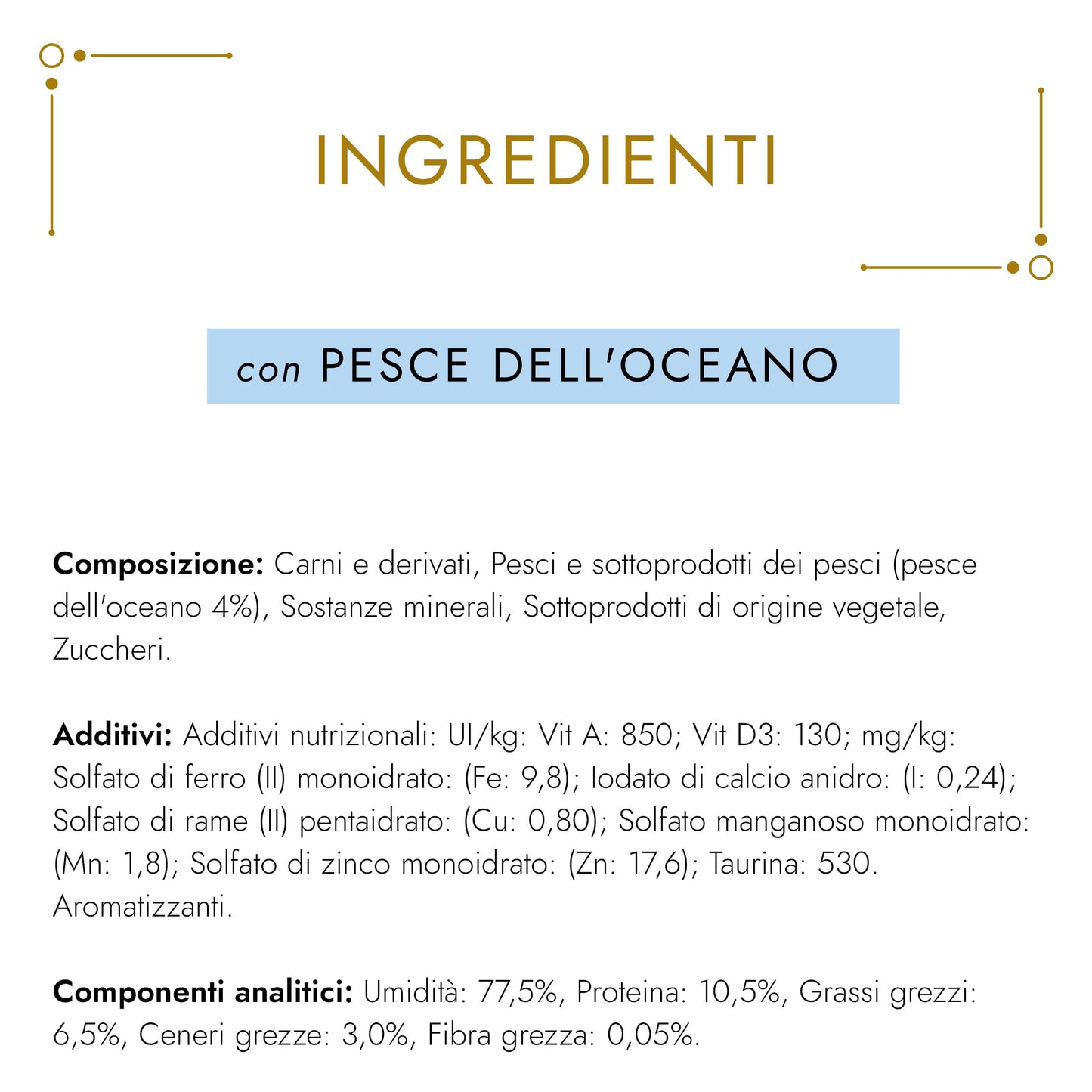 Purina Gourmet Gold Mousse Gatto con Pesce Dell'Oceano, 24 Lattine da 85 g