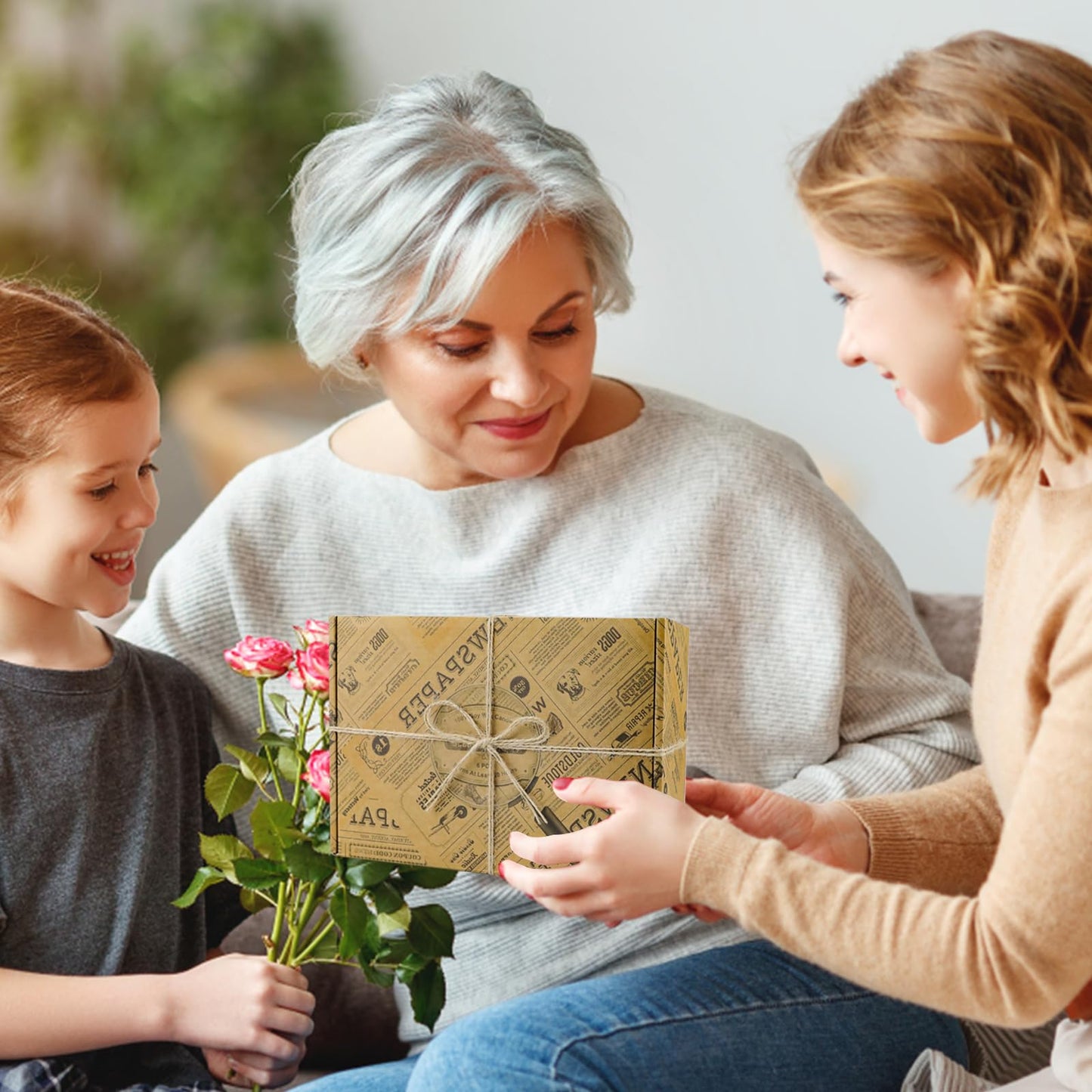 Candele Profumate Set di 6 Pezzi in Vetro, 600g Cera di Soia Profumo di Rose, Legno di teak, Grapfruit Aromaterapia Set Candele Regalo per Mamma, Regali di Natale e Capodanno Durata Fino a 150 Ore