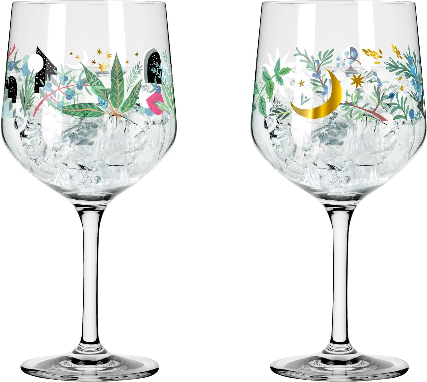 Ritzenhoff Set of 2 Gin Glasses 700ml, Botanic Glamour Series