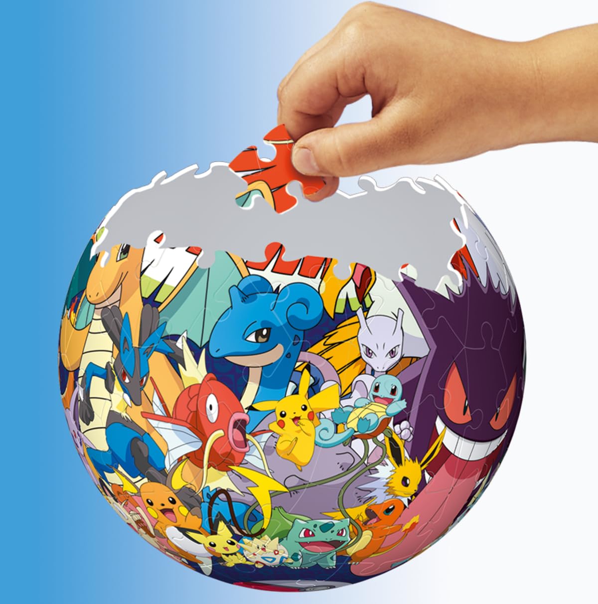 Ravensburger - Puzzle 3D, Ball Pokémon, per Adulti e Bambini 6+ Anni, Idea Regalo, 73 Pezzi