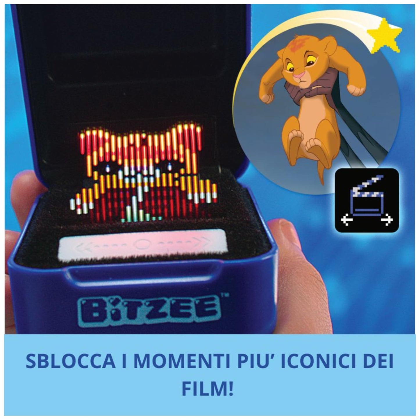 Bitzee, Versione Disney, Cucciolo Digitale e Interattivo, Animale Elettronico Virtuale da Accudire, Reagisce al Tuo Tocco, 30 Personaggi Disney Collezionabili, Giochi per Bambini e Bambine, 5+ Anni