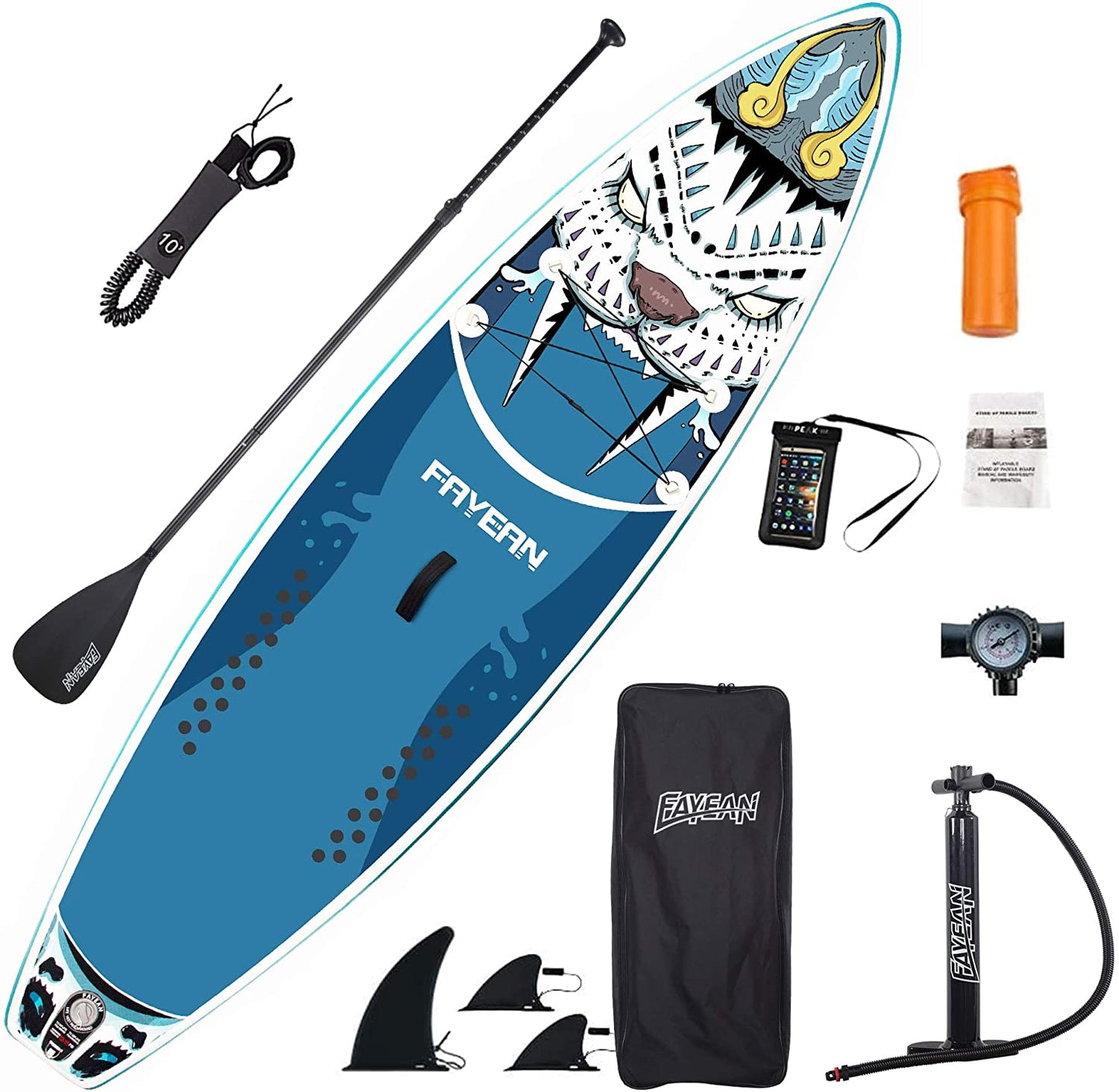 Tiger Stand Up Paddle SUP Inflatable Board 10'6" 