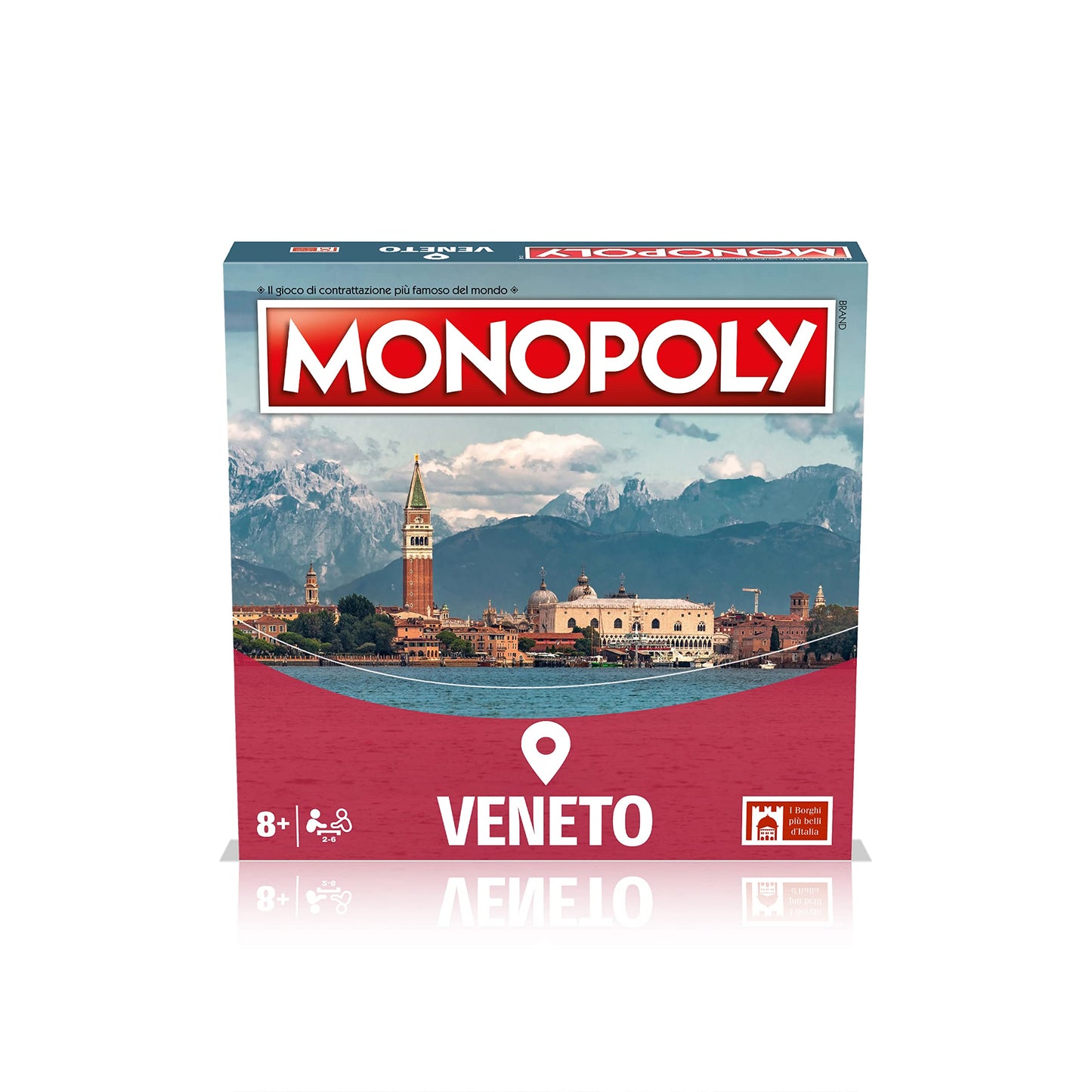 Winning Moves Monopoly Veneto City - giochi da tavolo, giochi da tavolo adulti, giochi da tavolo bambini, giochi da tavolo per 2, da 2 a 6 persone, età 8+