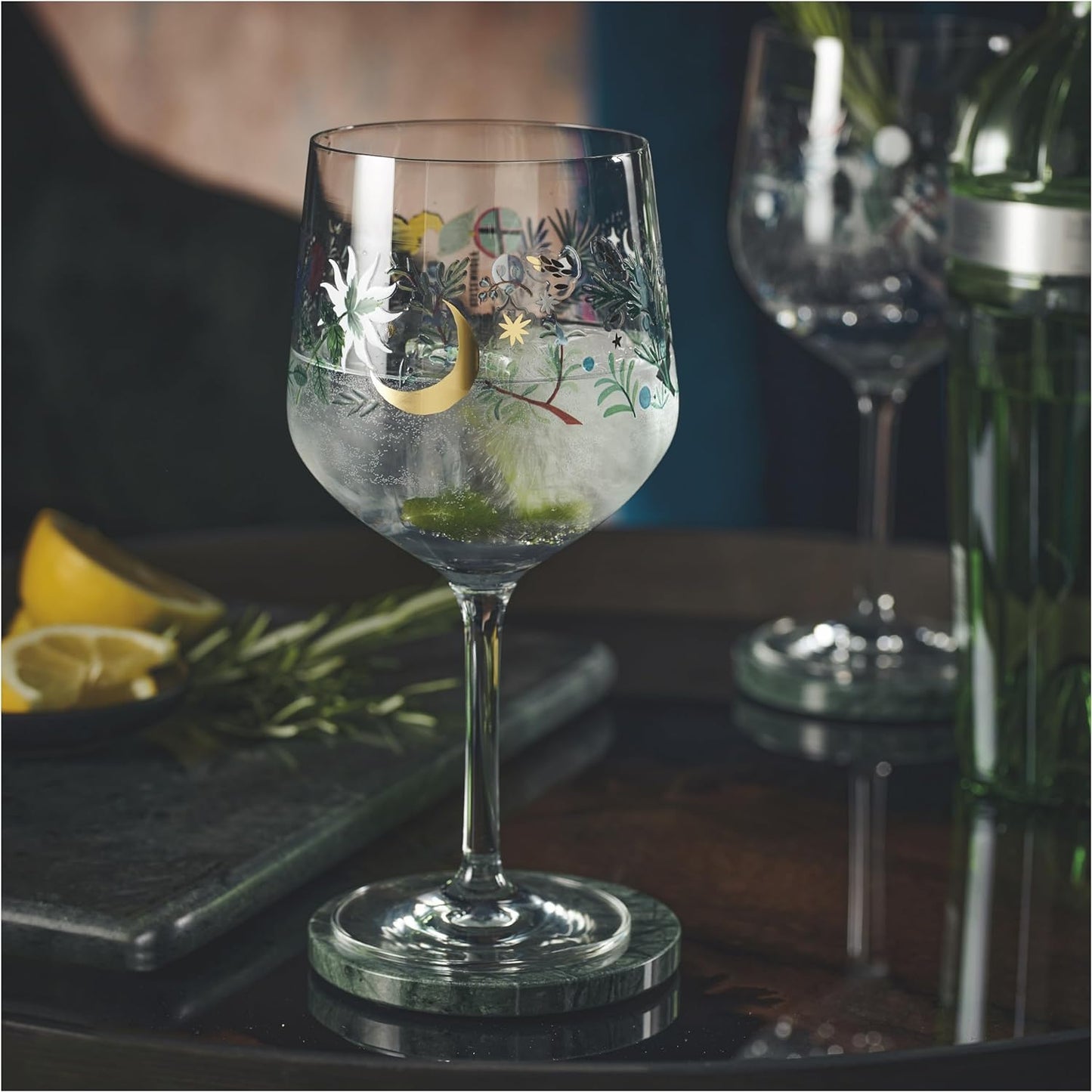 Ritzenhoff Set of 2 Gin Glasses 700ml, Botanic Glamour Series