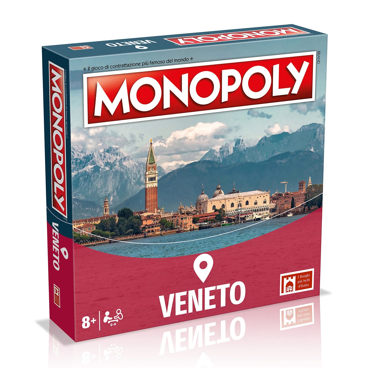 Winning Moves Monopoly Veneto City - giochi da tavolo, giochi da tavolo adulti, giochi da tavolo bambini, giochi da tavolo per 2, da 2 a 6 persone, età 8+