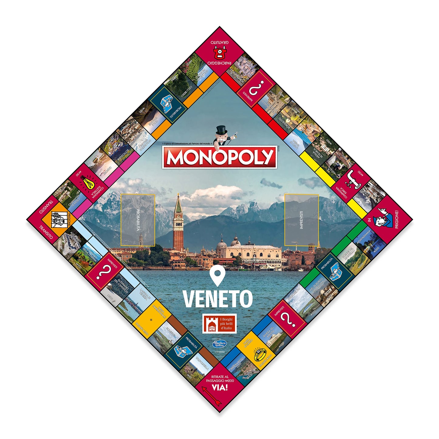 Winning Moves Monopoly Veneto City - giochi da tavolo, giochi da tavolo adulti, giochi da tavolo bambini, giochi da tavolo per 2, da 2 a 6 persone, età 8+