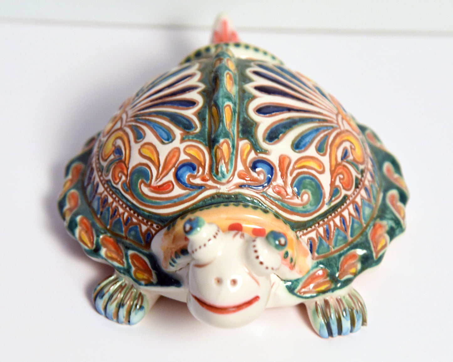 Tartaruga in ceramica pezzo unico