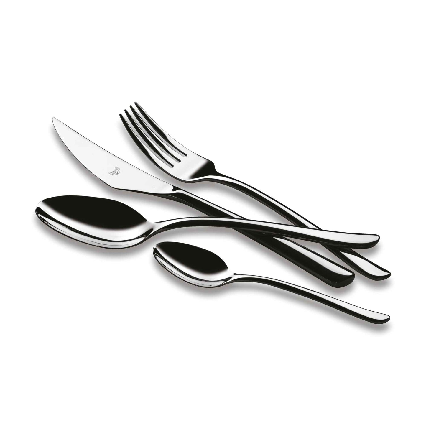 Mepra Edera service 24-piece cutlery set in stainless steel