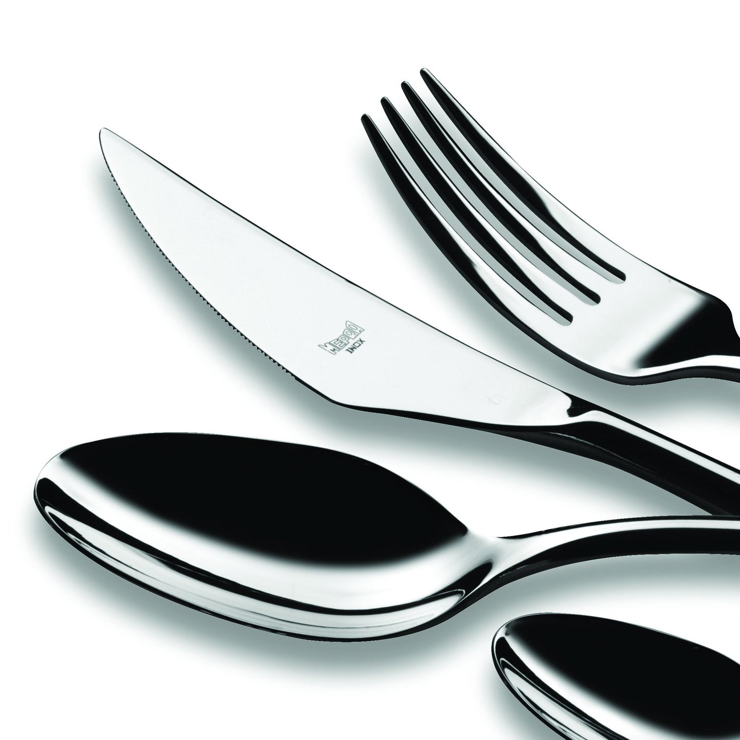 Mepra Edera service 24-piece cutlery set in stainless steel