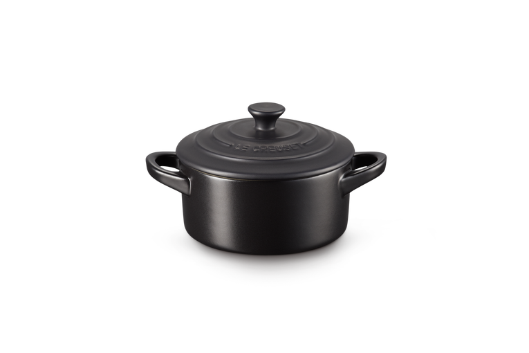 Mini cocotte in glazed stoneware with black knob Le Creuset