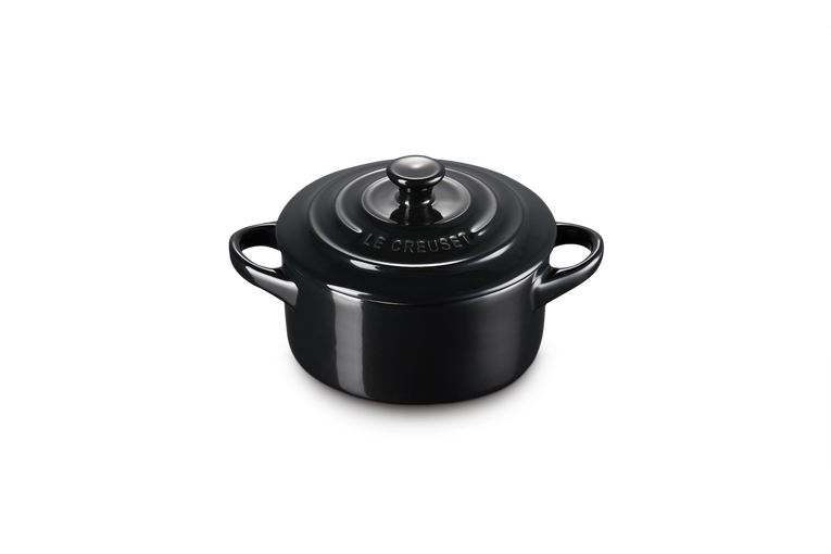 Mini cocotte in glazed stoneware with black knob Le Creuset