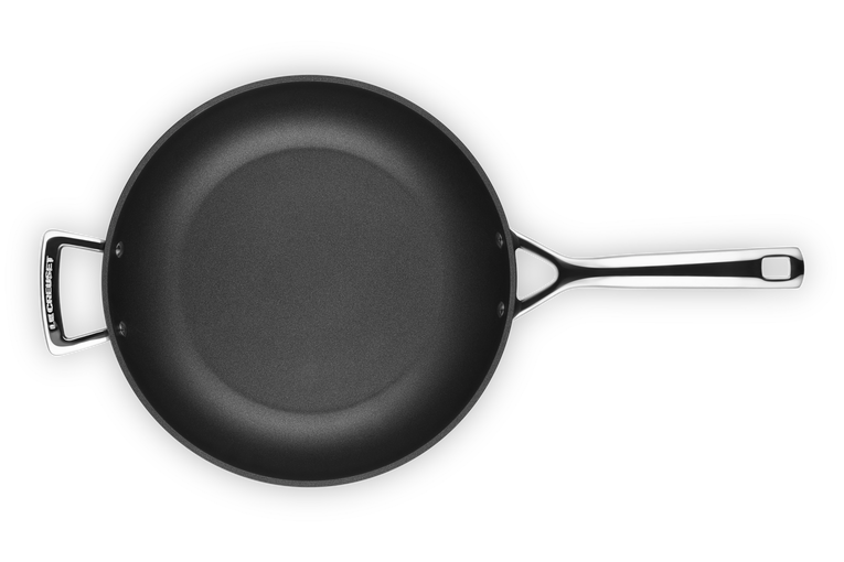 Le Creuset Non-Stick Aluminum High Frying Pan with Handle and Handle