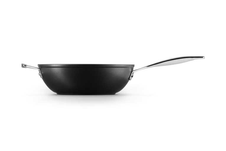 Le Creuset Non-Stick Aluminum Wok Pan with Handle and Handle