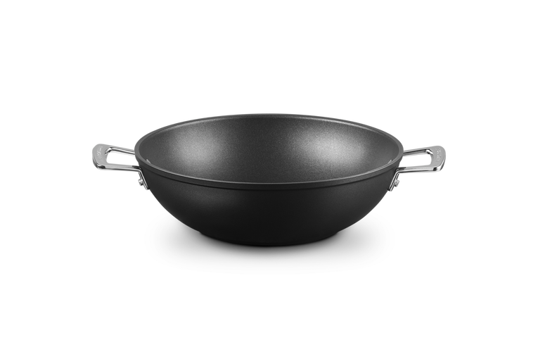 Le Creuset Non-Stick Aluminum Wok Pan with Handles