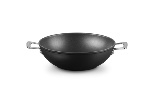 Padella Wok in Alluminio Antiaderente con Manici Le Creuset