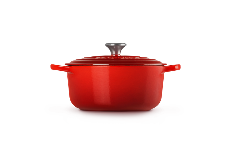 Cocotte Round Evolution 20 cm in enamelled cast iron cherry Le Creuset