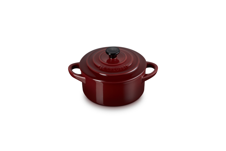 Mini cocotte in glazed stoneware with black knob Le Creuset