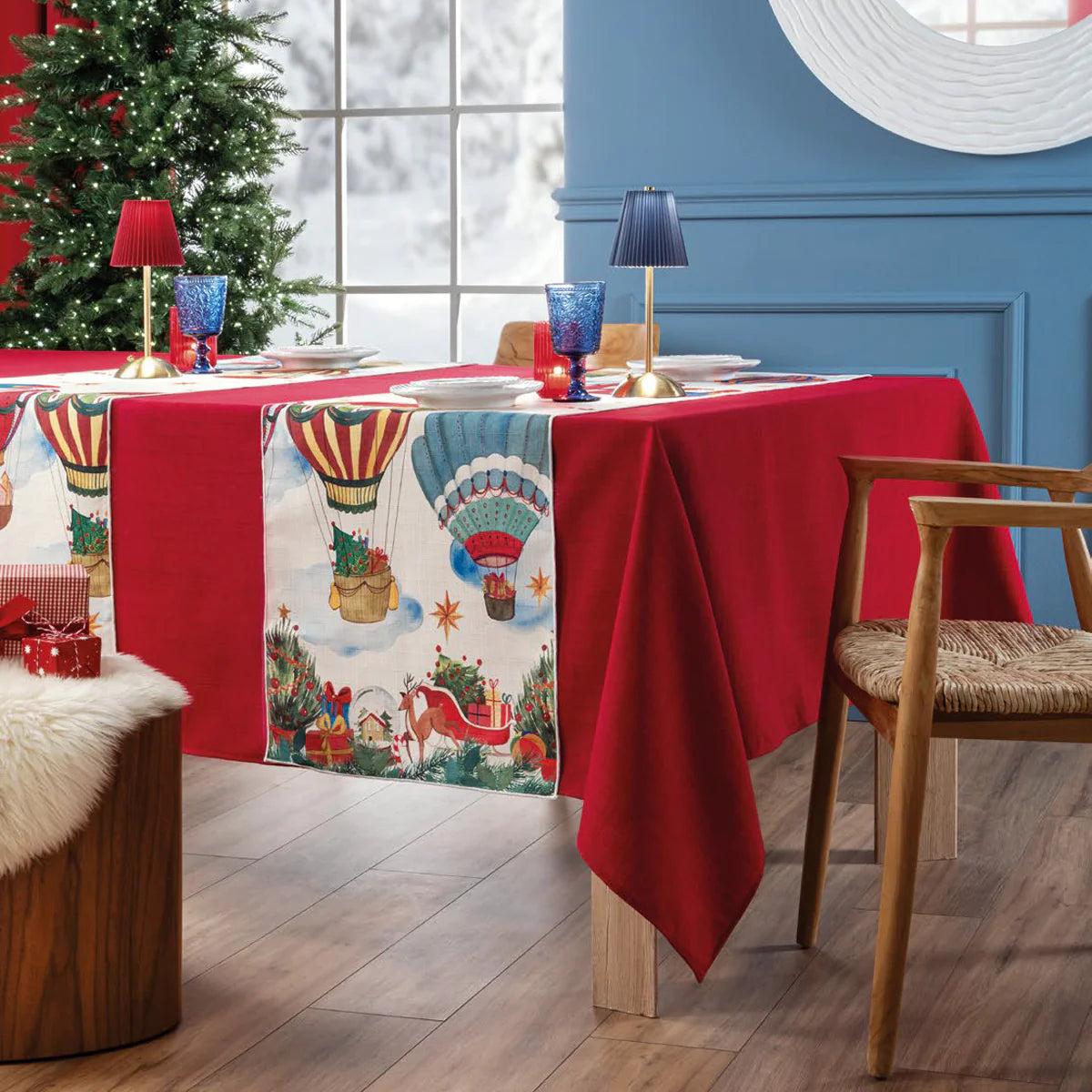 Tovaglia Runner Antimacchia 50x155 L'Oca Nera