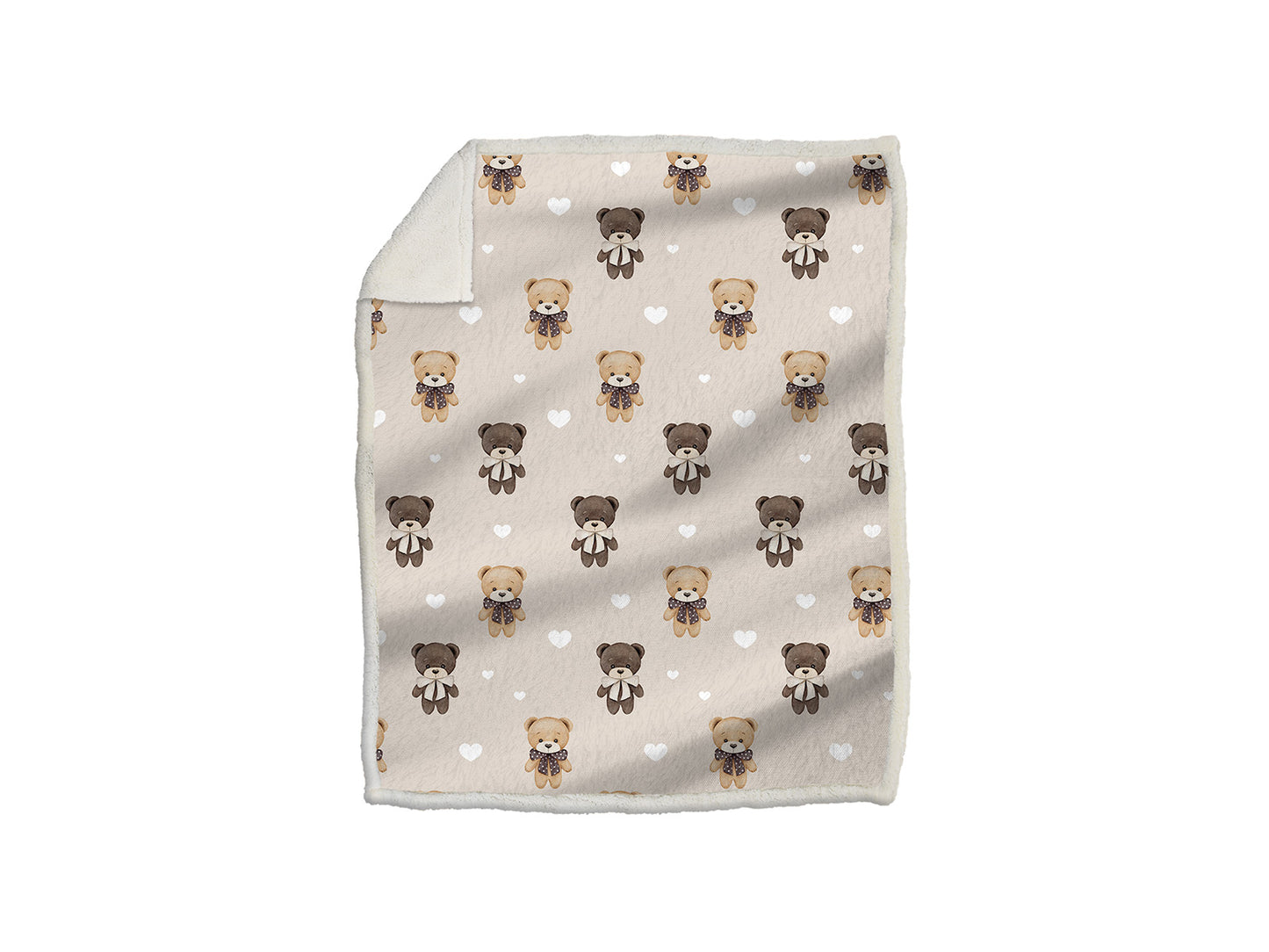 Plaid Morbidotto Light Orsacchiotti in Pile 130x160 Daunex