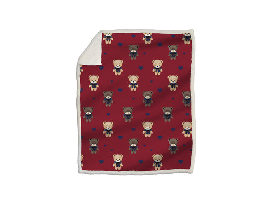 Plaid Morbidotto Light Orsacchiotti in Pile 130x160 Daunex