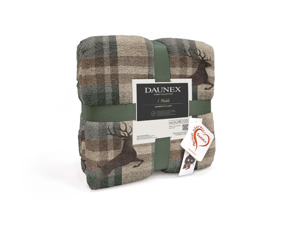Plaid Morbidotto Light Jump in Pile 130x160 Daunex