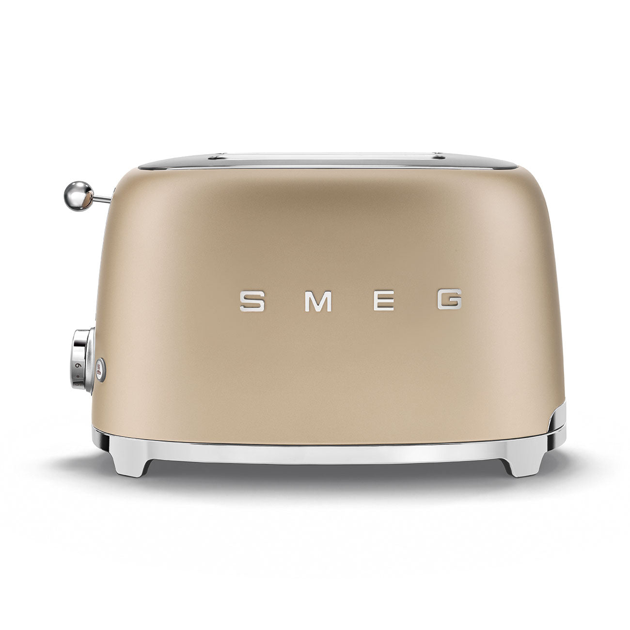 Smeg Matt Gold Toaster 2 slices 1950s design 950 W TSF01CHMEU