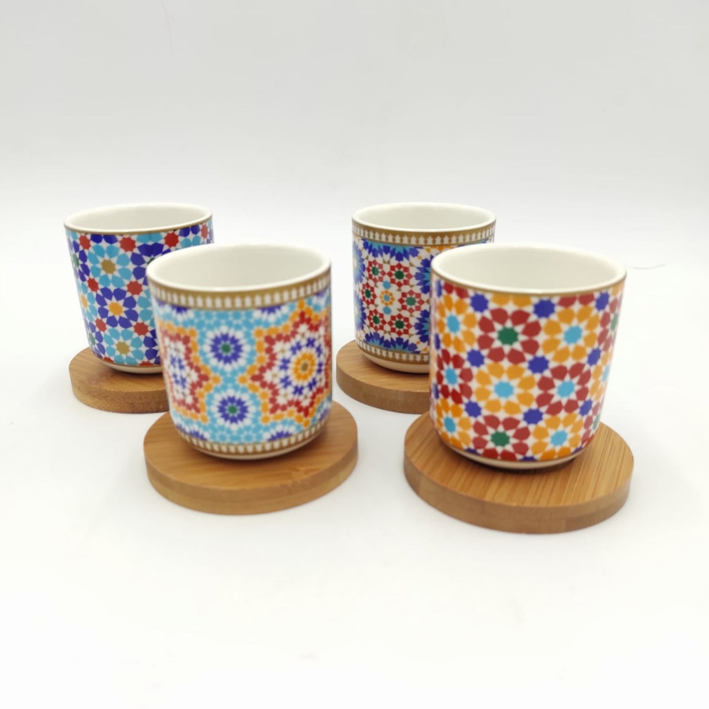 Set of 4 Coffee Cups Atmosphere Marrakech Easy Life