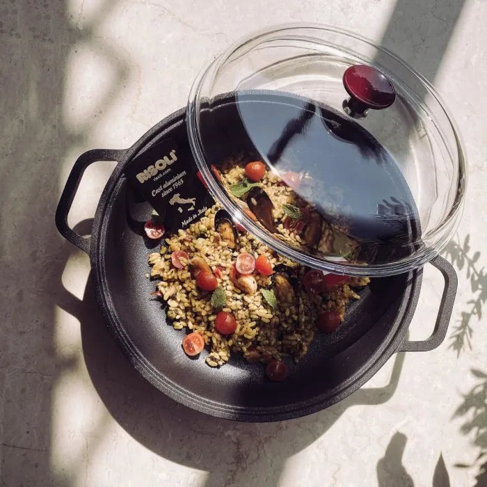 Tegame con Coperchio 28 cm Vinum Bioceramic XR3 PFAS FREE RISOLI