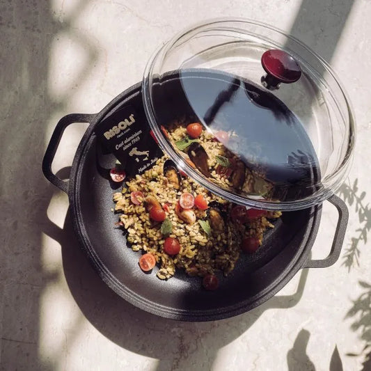 Tegame con Coperchio 28 cm Vinum Bioceramic XR3 PFAS FREE RISOLI