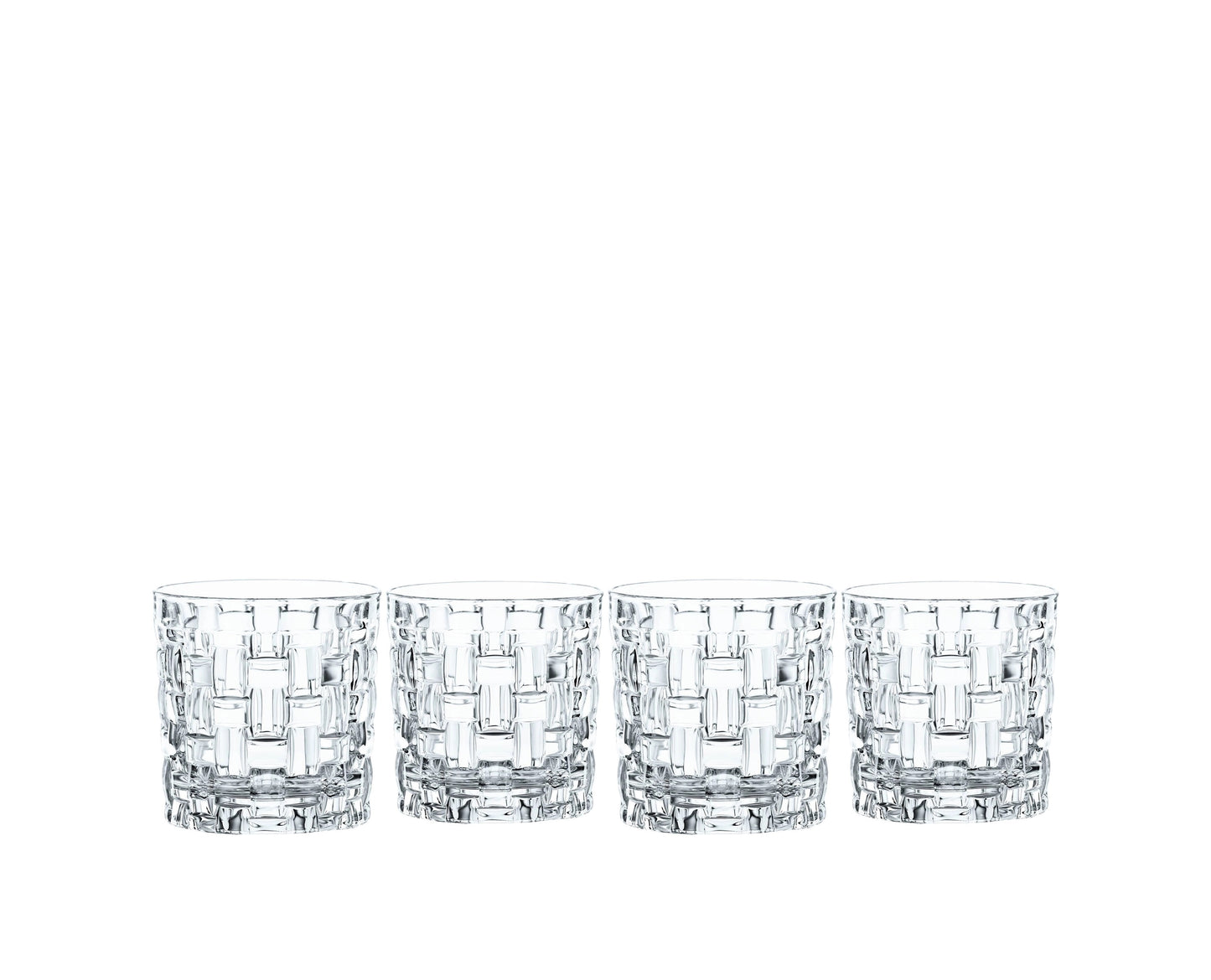 Nachtmann Nova Bossa Single Old Fashioned Set of 4 Crystal Glasses
