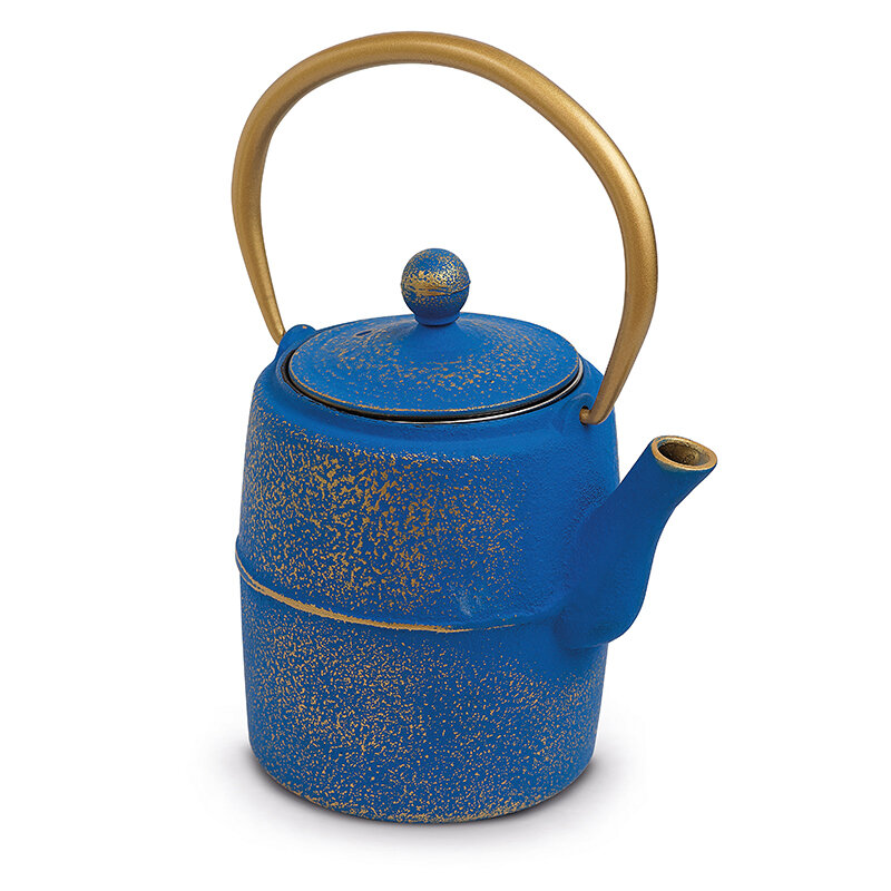 WD Lifestyle Decorated Cast Iron Teapot