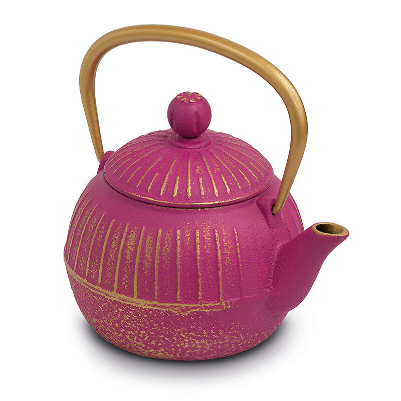WD Lifestyle Decorated Cast Iron Teapot