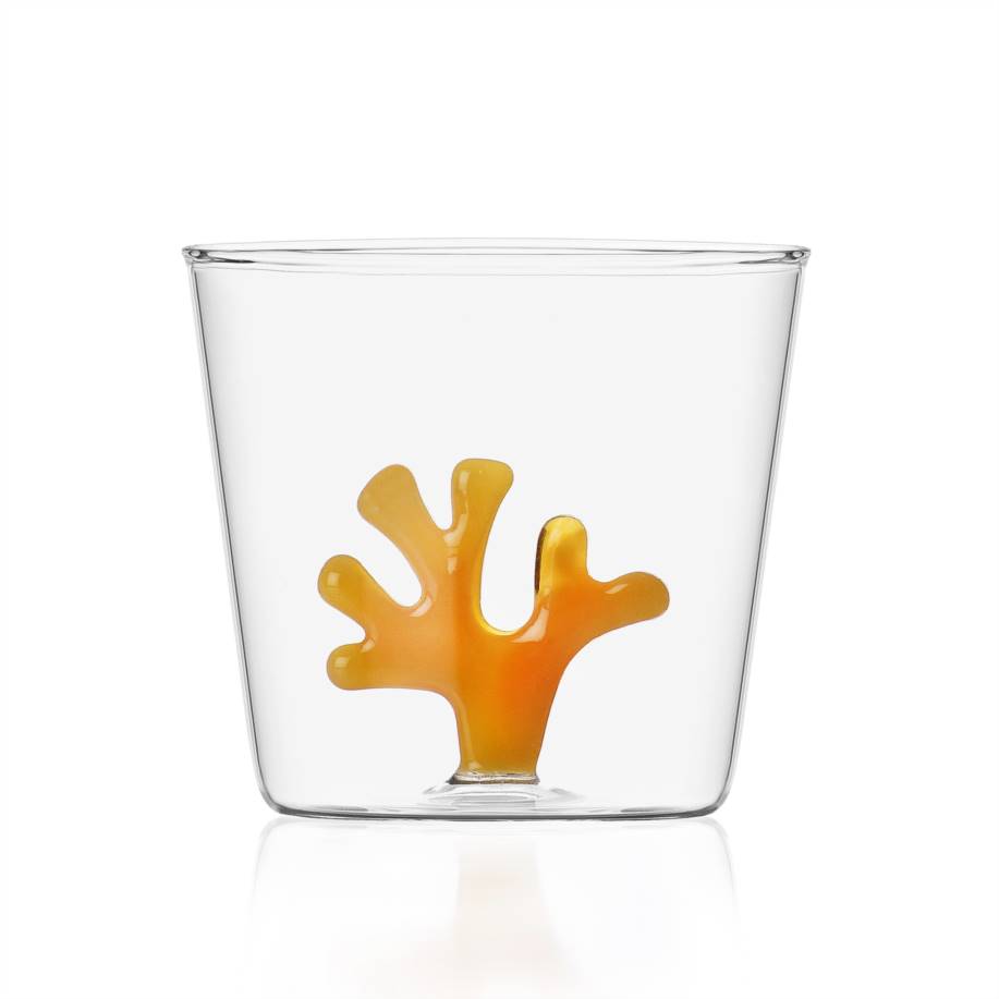 Bicchieri Corallo Ichendorf Milano in vetro